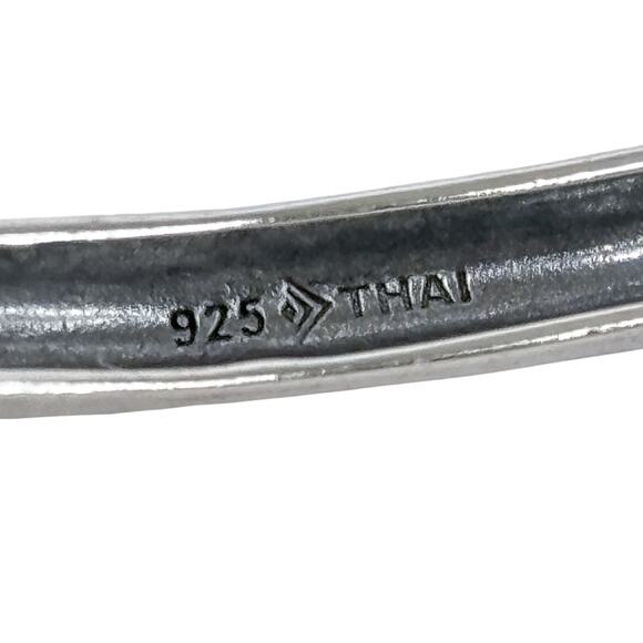 Silpada Hugs & Kisses XO Willow Bangle Bracelet | Sterling Silver 925 | 8" - Picture 7 of 10